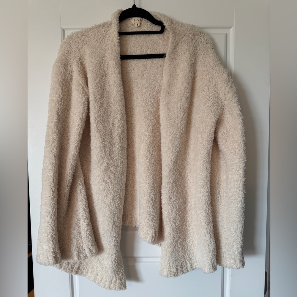 Cozy Cream Women's Open Cardigan